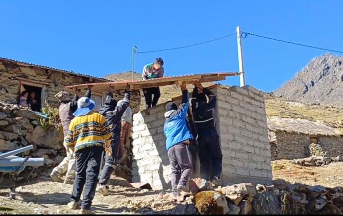 sanitation project in q'ero